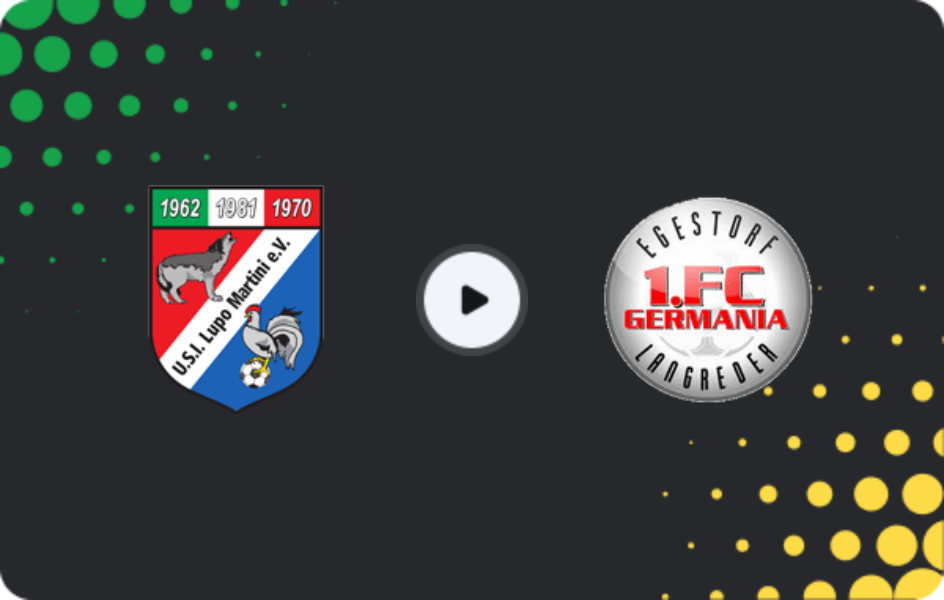 Where to watch Lupo-Martini — Germania Egestorf, Oberliga - Niedersachsen, 12.04.2026