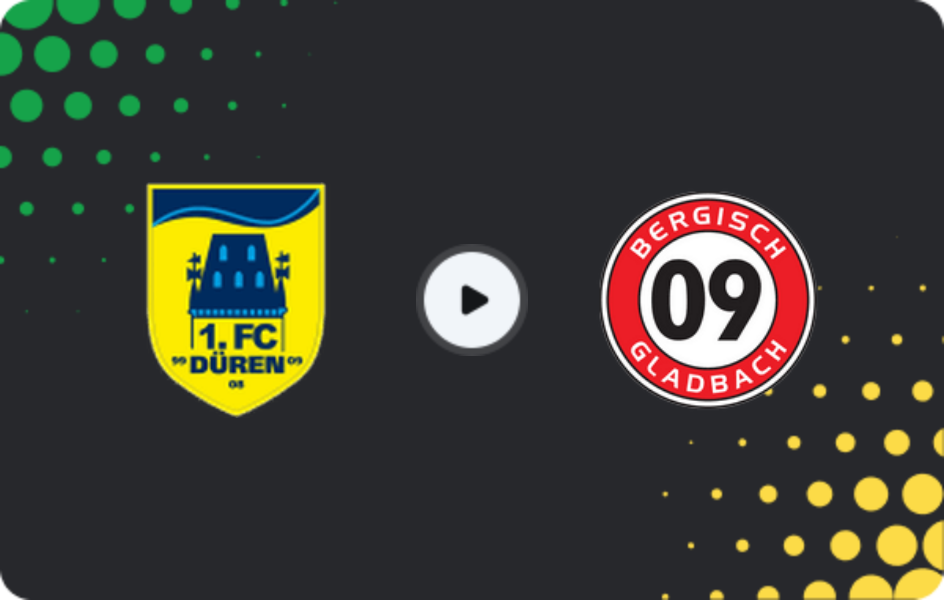 Where to watch Düren Merzenich — Bergisch Gladbach, Oberliga - Mittelrhein, 12.04.2026