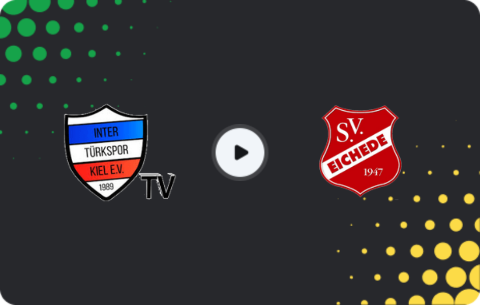 Where to watch Inter Türkspor Kiel — SV Eichede, Oberliga - Schleswig-Holstein, 12.04.2026