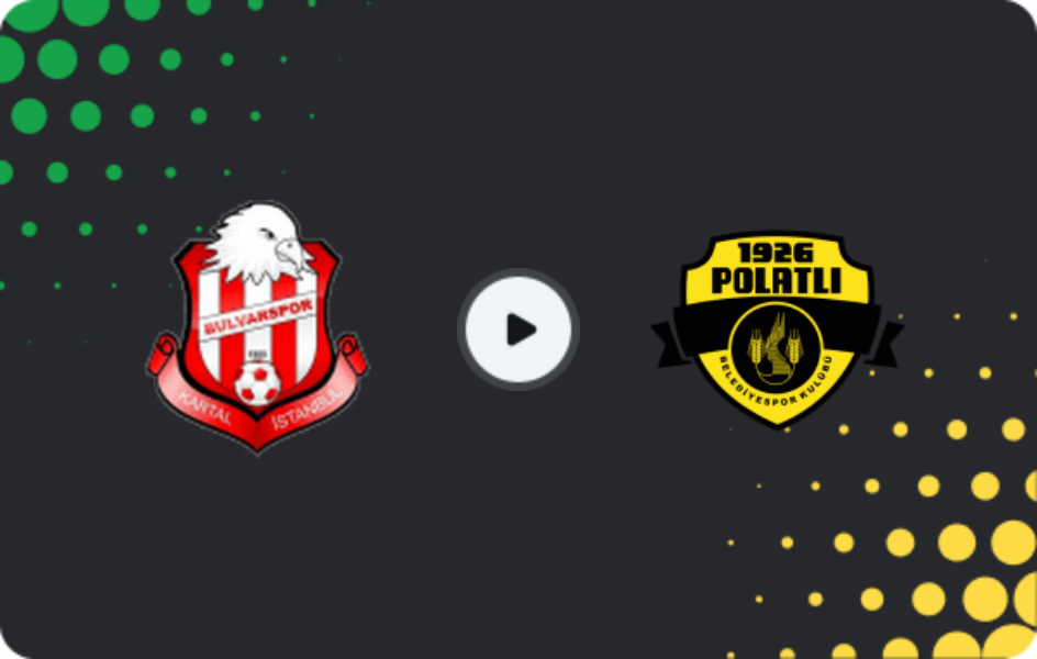 Where to watch Kartal Bulvarspor — 1926 Polatlı Belediye, 3. Lig - Group 1, 12.04.2026