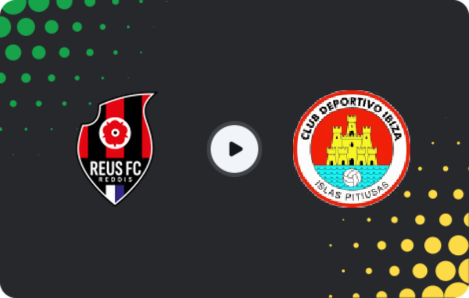 Where to watch Reddis — Ibiza Islas Pitiusas, Segunda Federación - Group 3, 12.04.2026