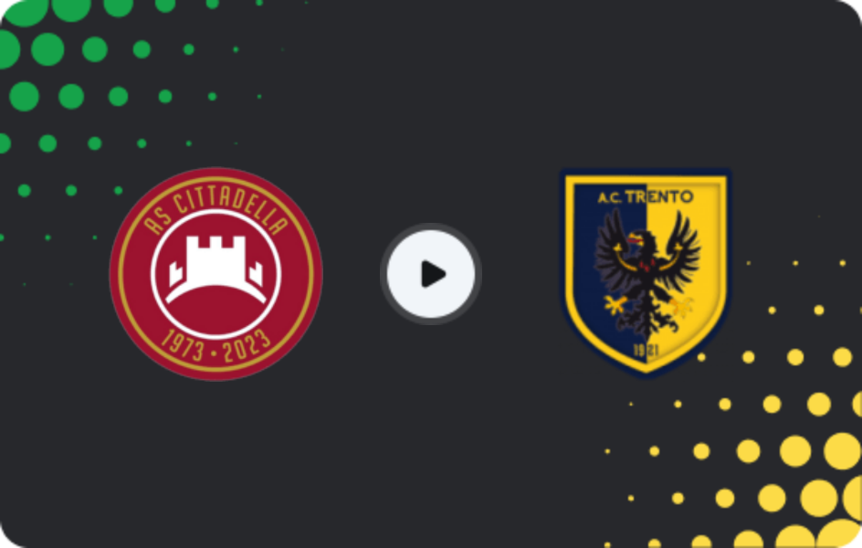 Where to watch Cittadella — Trento, Serie C - Girone A, 12.04.2026