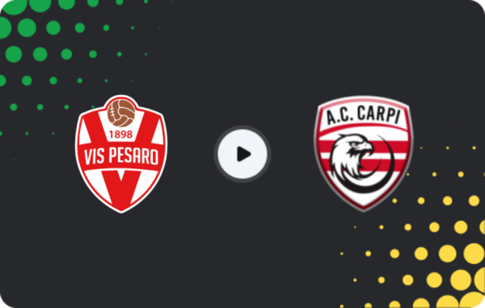 Where to watch Vis Pesaro — Athletic Carpi, Serie C - Girone B, 12.04.2026