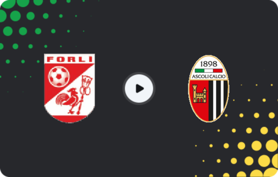 Where to watch Forli — Ascoli, Serie C - Girone B, 12.04.2026