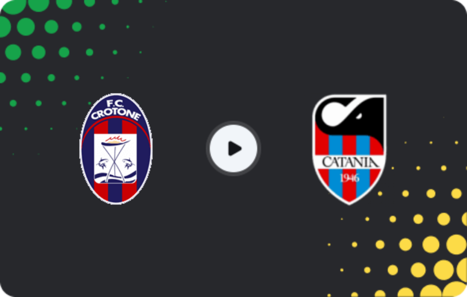 Where to watch Crotone — Catania, Serie C - Girone C, 12.04.2026