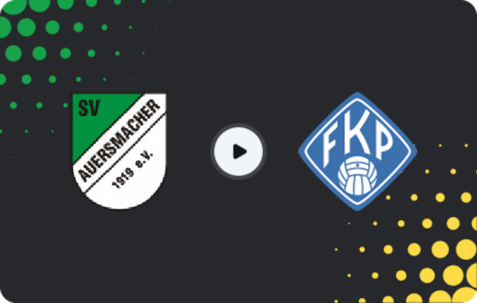 Where to watch Auersmacher — Pirmasens, Oberliga Rheinland-Pfalz/Saar, 15.04.2026