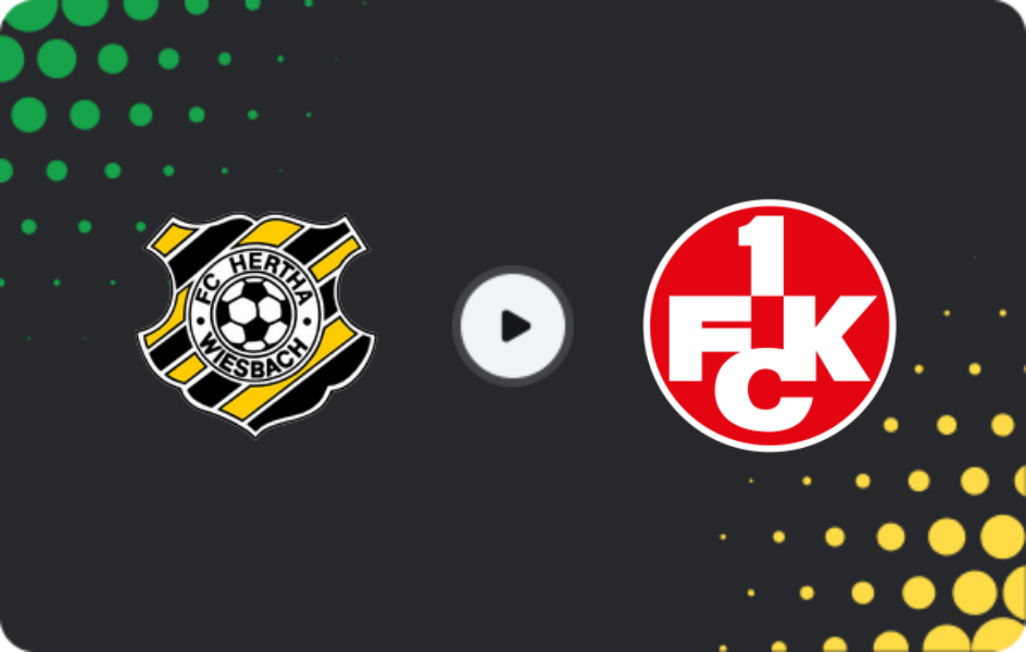 Where to watch Hertha Wiesbach — Kaiserslautern II, Oberliga Rheinland-Pfalz/Saar, 15.04.2026