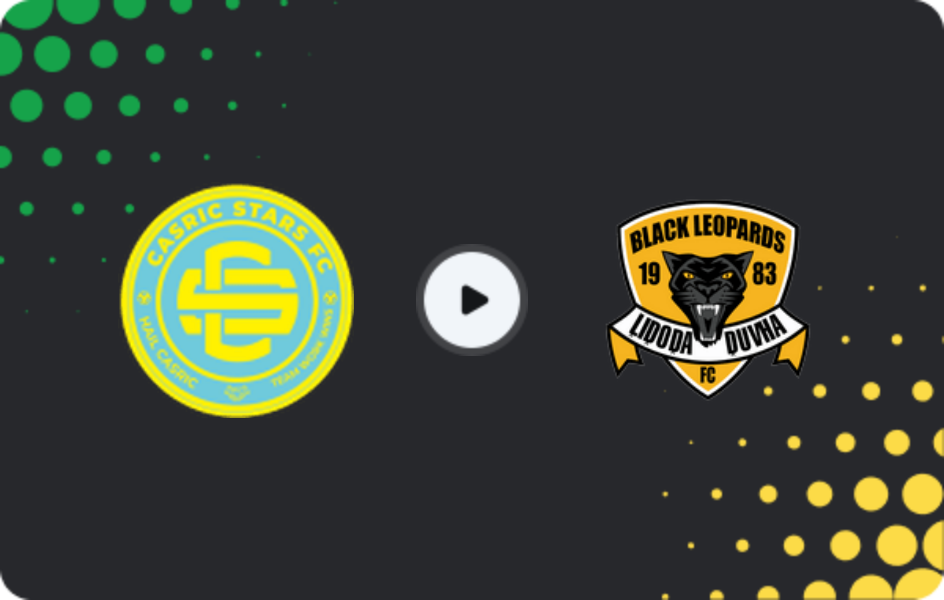 Where to watch Casric Stars — Black Leopards, 1st Division, 17.04.2026