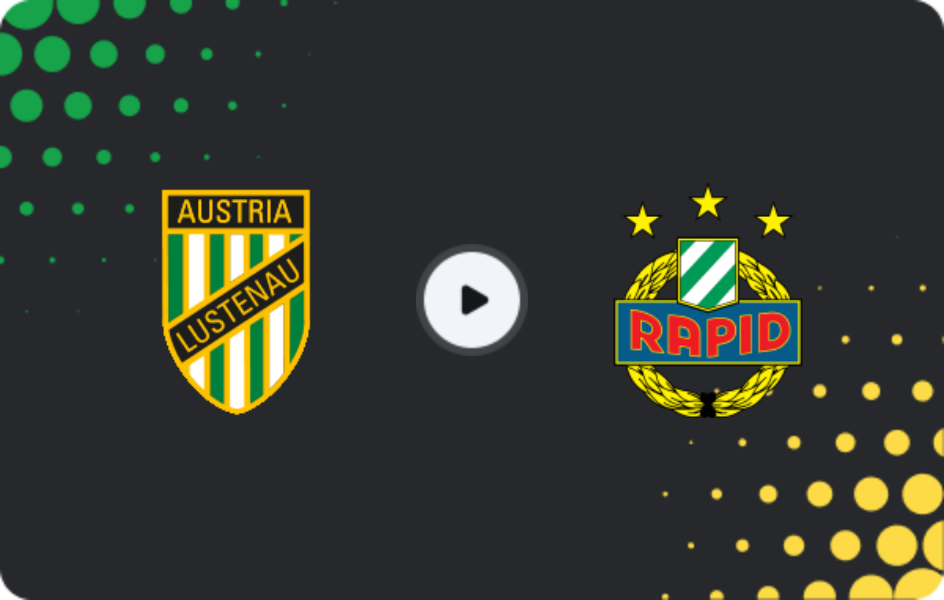Where to watch Austria Lustenau — Rapid Wien II, 2. Liga, 17.04.2026