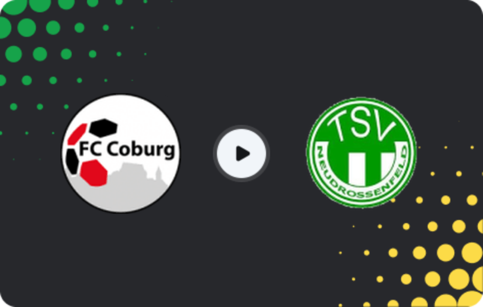 Where to watch Coburg — Neudrossenfeld, Oberliga - Bayern Nord, 17.04.2026