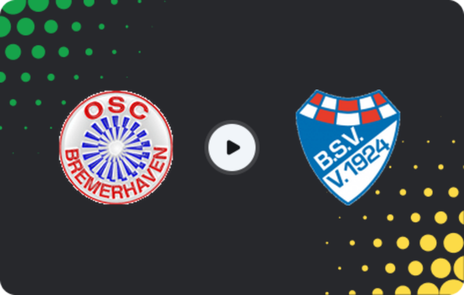 Where to watch OSC Bremerhaven — Brinkumer SV, Oberliga - Bremen, 17.04.2026