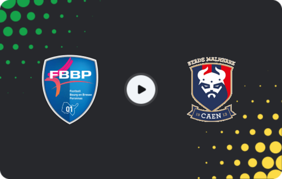 Where to watch Bourg-en-bresse 01 — Caen, Championnat National, 17.04.2026