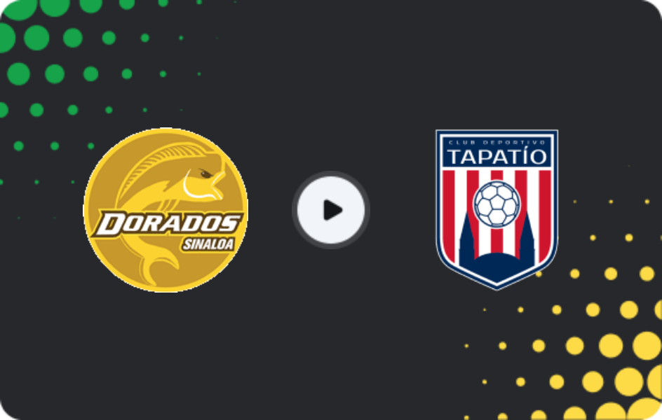 Where to watch Dorados — Tapatío, Liga de Expansión MX, 18.04.2026