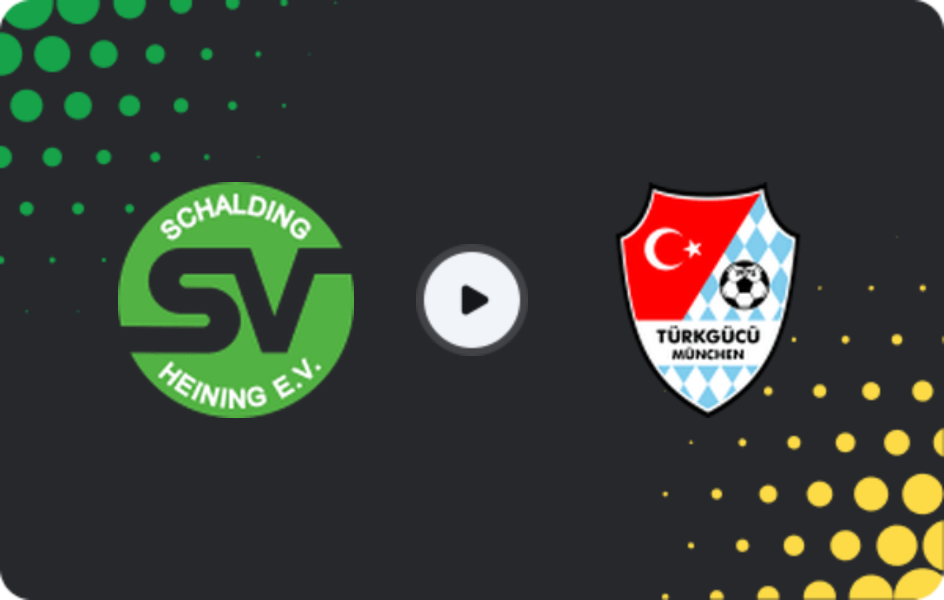 Where to watch Schalding-Heining — Türkgücü-Ataspor, Oberliga - Bayern Süd, 18.04.2026