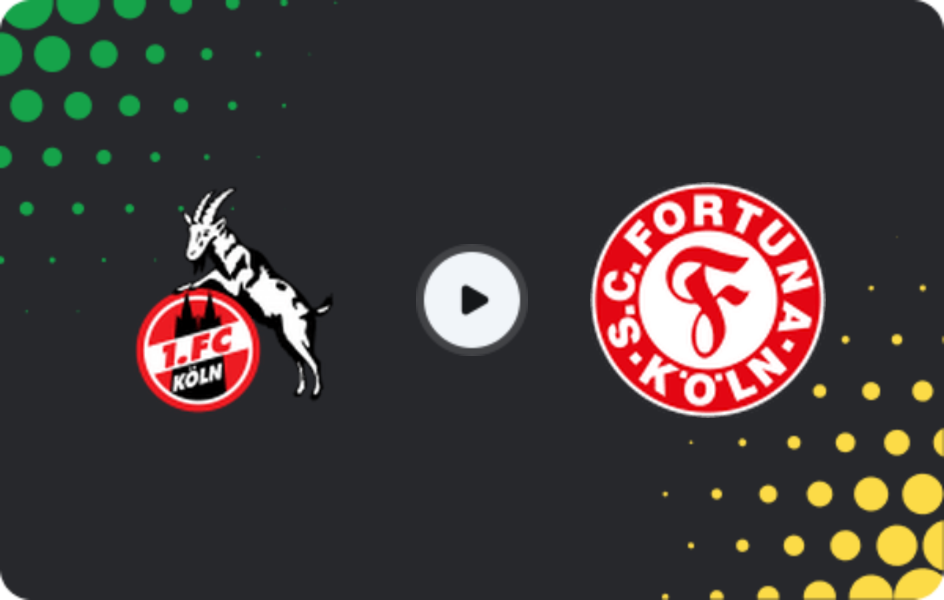 Where to watch Köln II — Fortuna Köln, Regionalliga - West, 18.04.2026