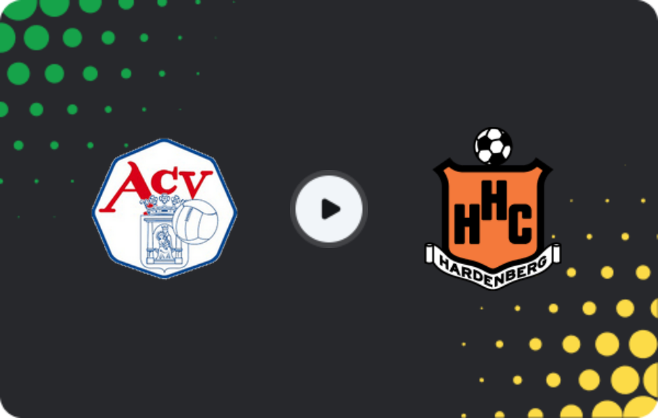 Where to watch ACV — HHC, Tweede Divisie, 18.04.2026