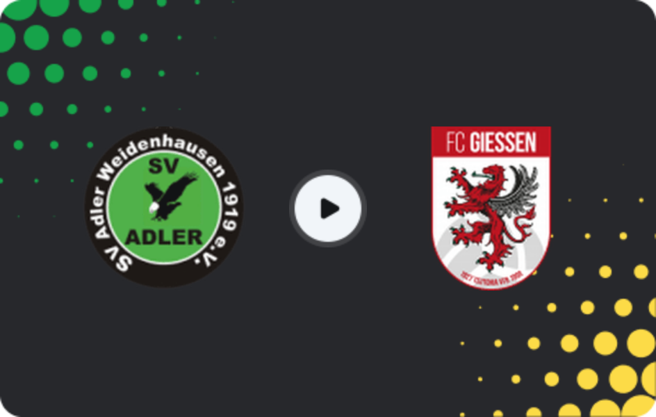 Where to watch Weidenhausen — FC Gießen, Oberliga - Hessen, 18.04.2026