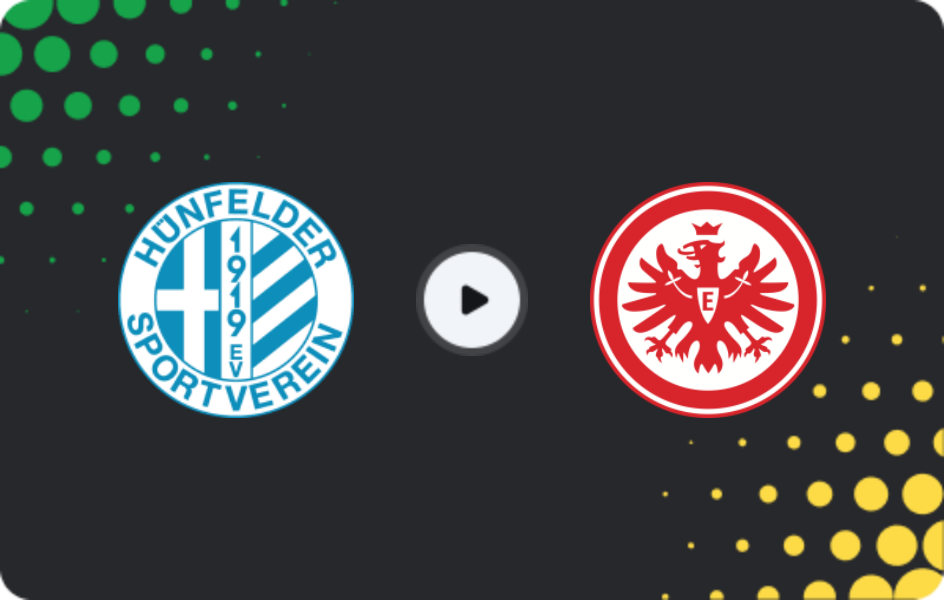 Where to watch Hünfelder SV — Eintracht Frankfurt II, Oberliga - Hessen, 18.04.2026