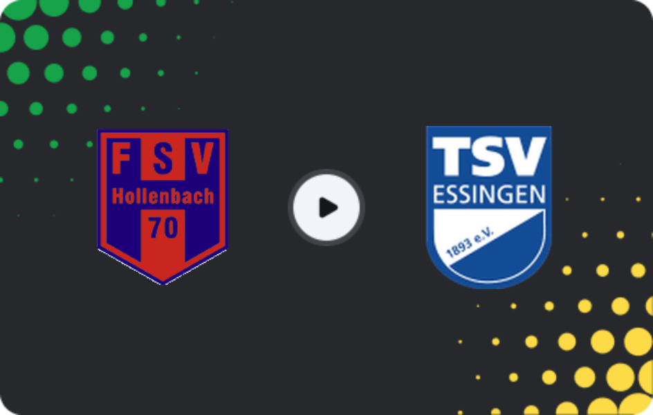 Where to watch Hollenbach — Essingen, Oberliga - Baden-Württemberg, 18.04.2026