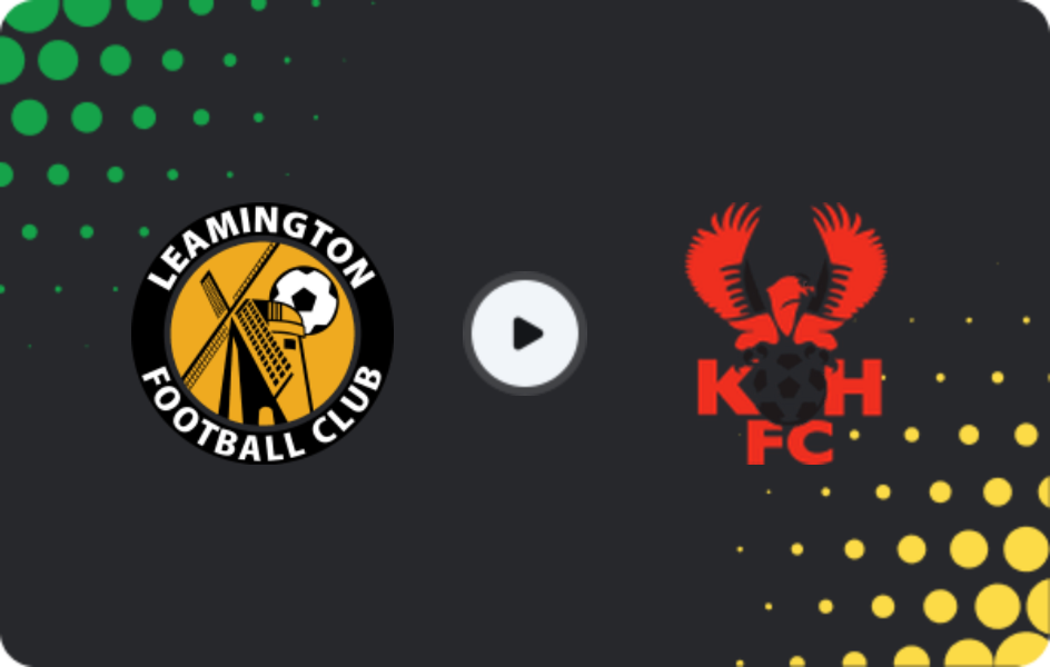 Where to watch Leamington — Kidderminster Harriers, National League - North, 18.04.2026