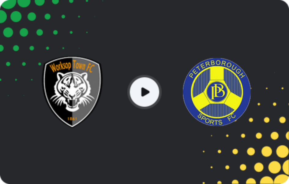 Where to watch Worksop Town — Peterborough Sports, National League - North, 18.04.2026