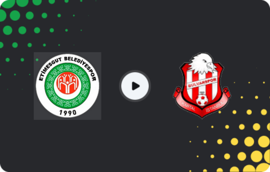 Where to watch Etimesgut Belediyespor — Kartal Bulvarspor, 3. Lig - Group 1, 18.04.2026