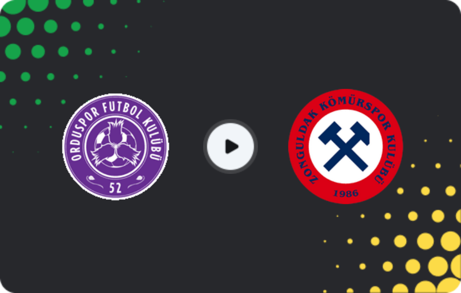 Where to watch Yeni Orduspor — Zonguldak Kömürspor, 3. Lig - Group 3, 18.04.2026