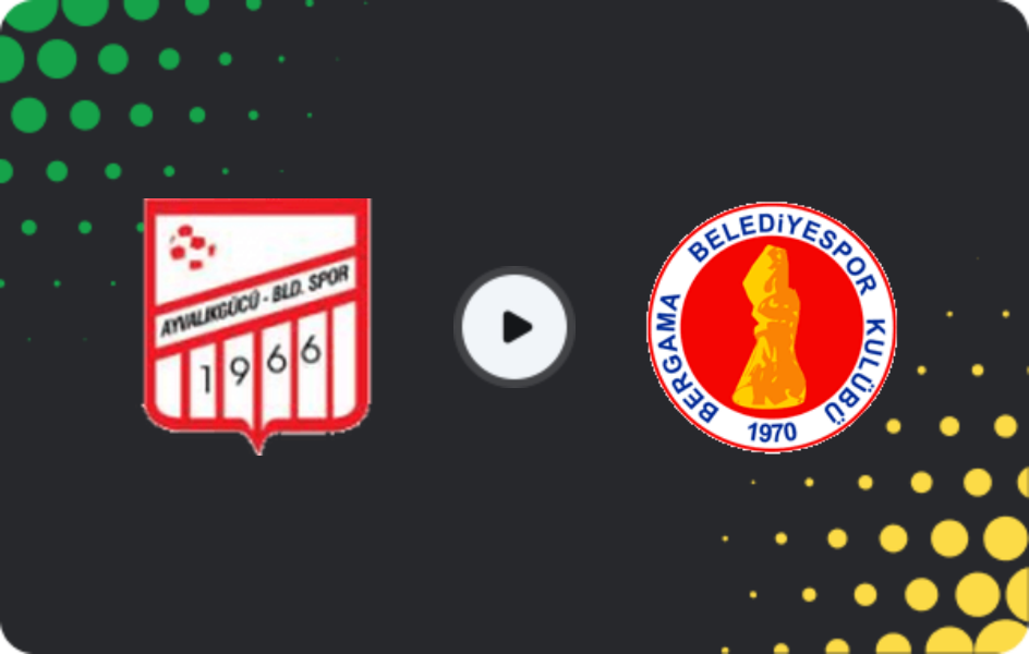 Where to watch Ayvalıkgücü Belediyespor — Bergama Belediyespor, 3. Lig - Group 4, 18.04.2026