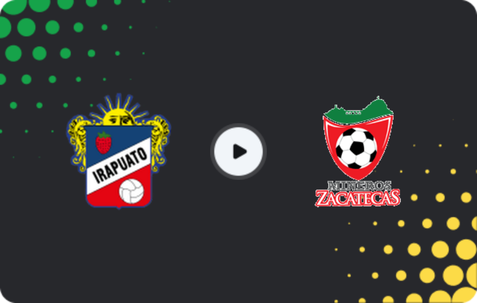 Where to watch Irapuato — Mineros de Zacatecas, Liga de Expansión MX, 19.04.2026