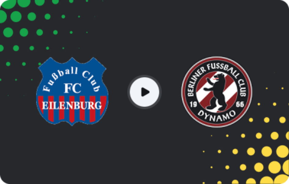 Where to watch Eilenburg — BFC Dynamo, Regionalliga - Nordost, 19.04.2026