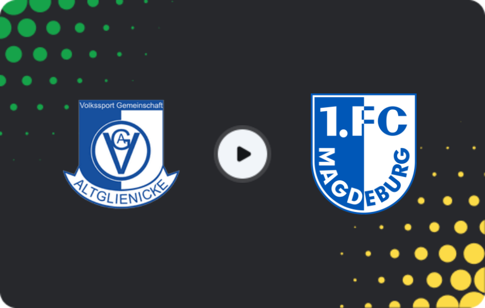 Where to watch Altglienicke — Magdeburg II, Regionalliga - Nordost, 19.04.2026