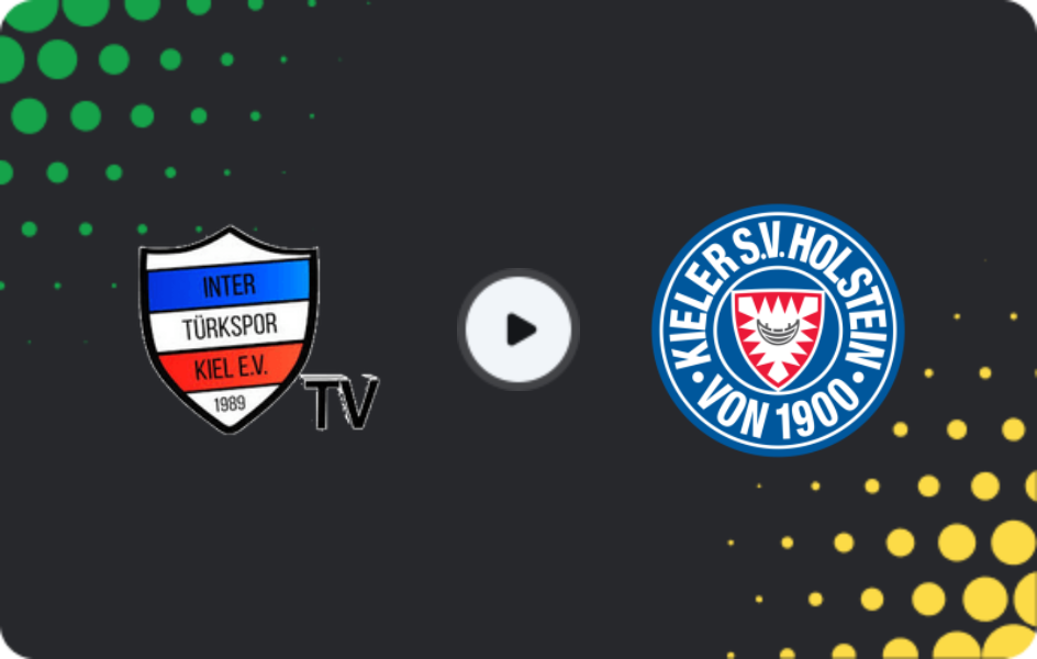 Where to watch Inter Türkspor Kiel — Holstein Kiel II, Oberliga - Schleswig-Holstein, 19.04.2026
