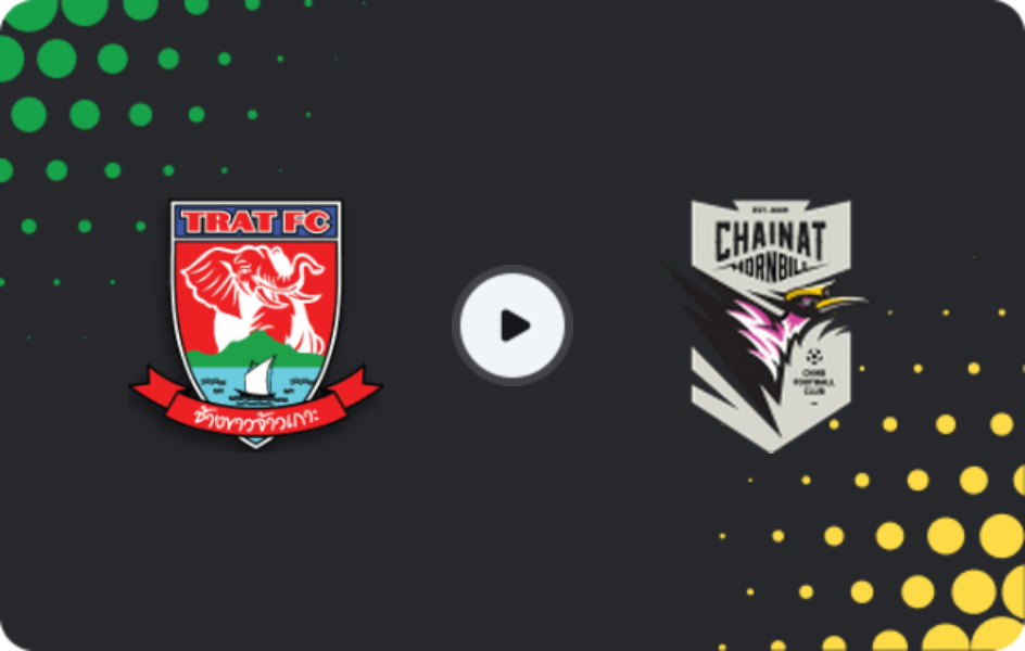 Where to watch Trat FC — Chainat, League 2, 19.04.2026