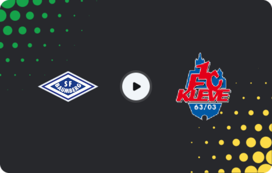 Where to watch SF Baumberg — Kleve, Oberliga - Niederrhein, 19.04.2026