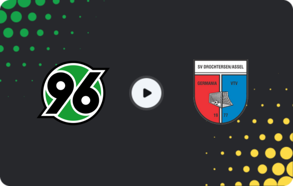 Where to watch Hannover II — SV Drochtersen/Assel, Regionalliga - Nord, 19.04.2026