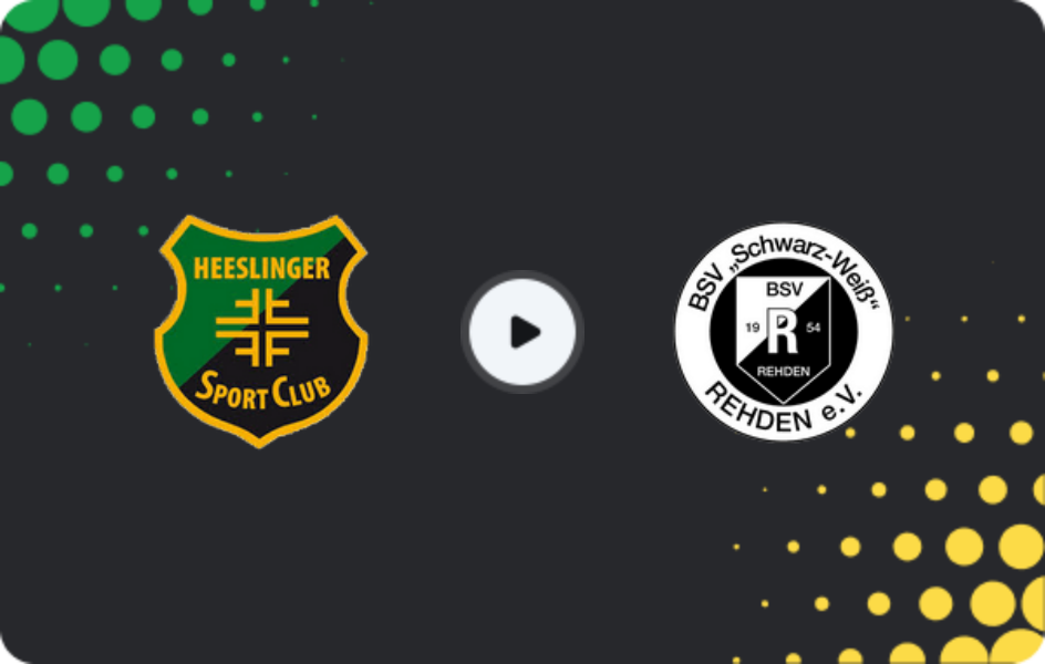 Where to watch Heeslinger SC — Schwarz-Weiß Rehden, Oberliga - Niedersachsen, 17.04.2026