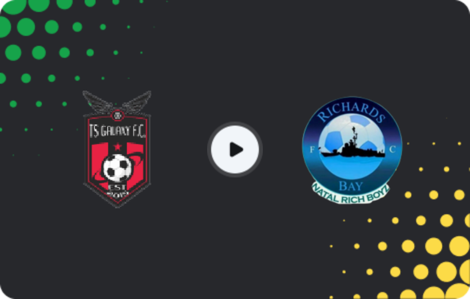 Where to watch TS Galaxy — Richards Bay, Premiership, 19.04.2026