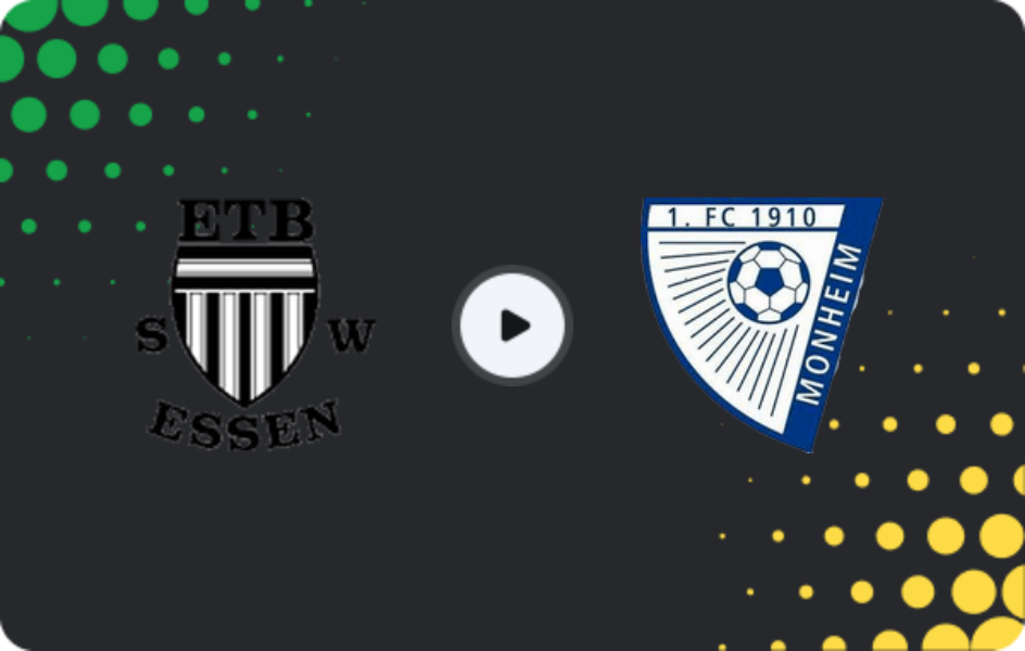 Where to watch SW Essen — Monheim, Oberliga - Niederrhein, 19.04.2026