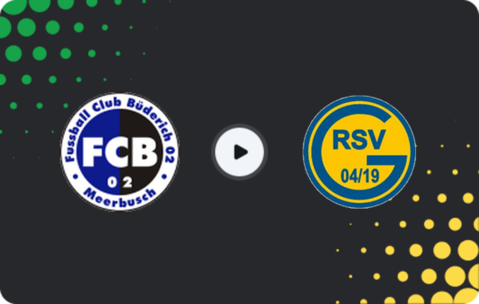 Where to watch Büderich — Germania Ratingen, Oberliga - Niederrhein, 19.04.2026