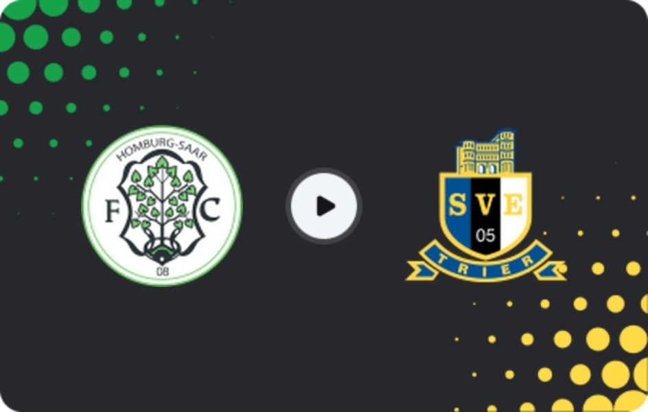 Where to watch FC 08 Homburg — Eintracht Trier, Regionalliga - SudWest, 21.04.2026