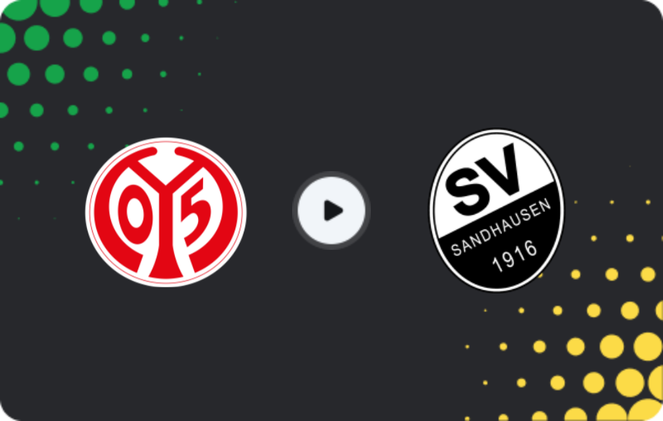 Where to watch Mainz 05 II — SV Sandhausen, Regionalliga - SudWest, 21.04.2026