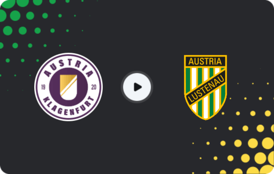 Where to watch Austria Klagenfurt — Austria Lustenau, 2. Liga, 24.04.2026