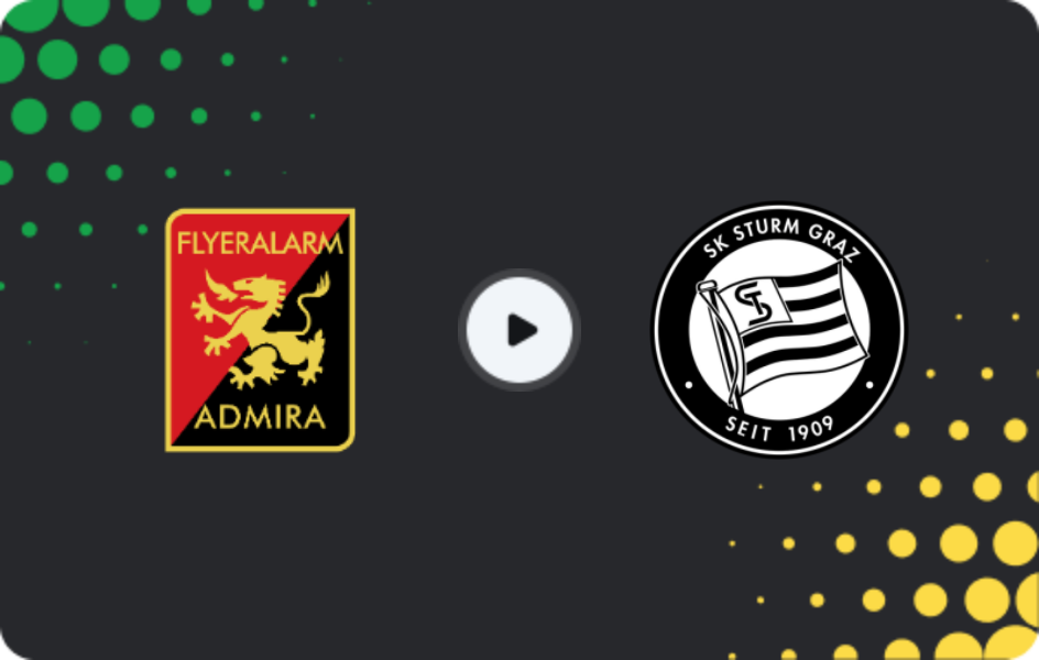 Where to watch Admira Wacker — Sturm Graz II, 2. Liga, 24.04.2026