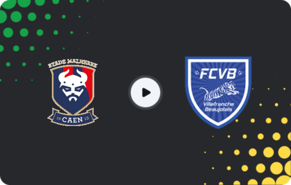 Where to watch Caen — Villefranche, Championnat National, 24.04.2026