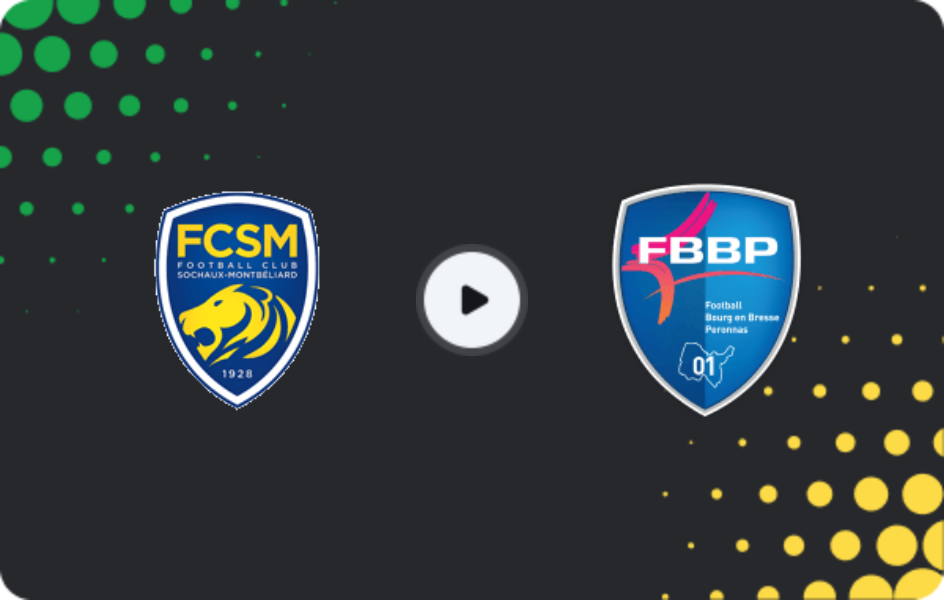 Where to watch Sochaux — Bourg-en-bresse 01, Championnat National, 24.04.2026