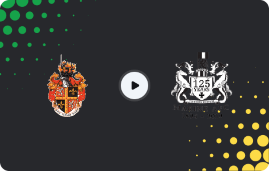 Where to watch Spennymoor Town — Marine, National League - North, 25.04.2026