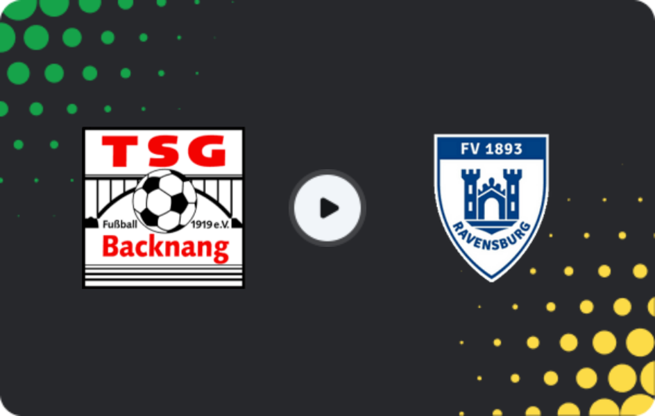 Where to watch Backnang — FV Ravensburg, Oberliga - Baden-Württemberg, 25.04.2026