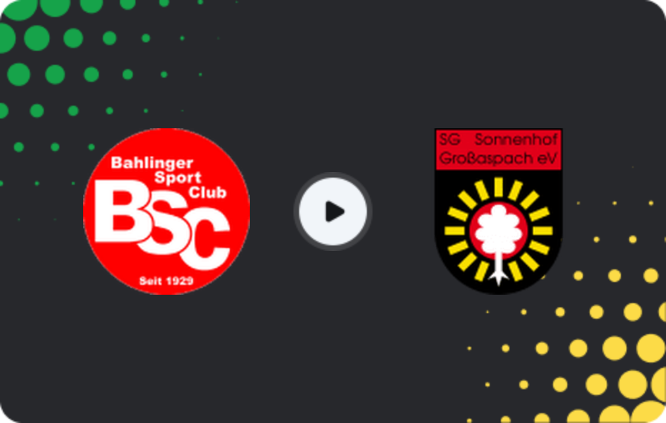 Where to watch Bahlinger SC — SG Sonnenhof Grossaspach, Regionalliga - SudWest, 25.04.2026