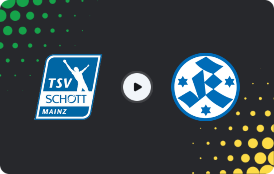 Where to watch Schott Mainz — Stuttgarter Kickers, Regionalliga - SudWest, 25.04.2026