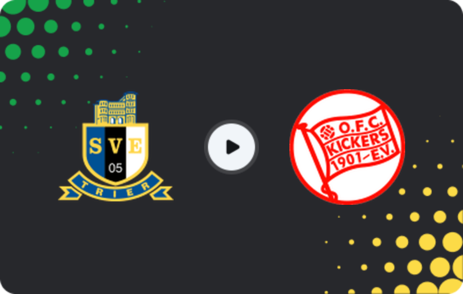 Where to watch Eintracht Trier — Kickers Offenbach, Regionalliga - SudWest, 25.04.2026